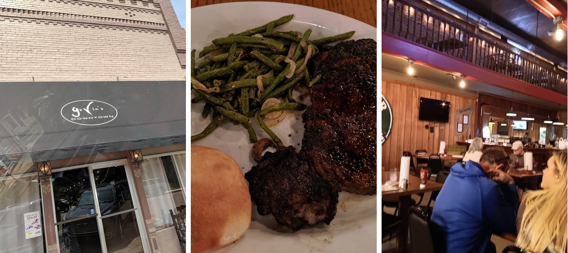 Gavins Downtown Menu